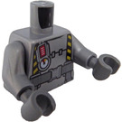 LEGO Argent plat Male Scientist dans Heatsuit avec Sweat Drops Minifig Torse (973 / 76382)