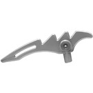 LEGO Flat Silver Minifig Weapon Crescent Blade Serrated (98141)