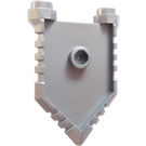 LEGO Flat Silver Minifigure Shield with Handle and Two Studs (22408)