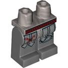 LEGO Argent plat Mo-Hawk Minifigure Hanches et jambes (3815 / 47817)