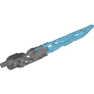 LEGO Flat Silver Protector Sword with Medium Azure Blade (24165)