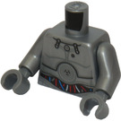 LEGO Flat sølv Protocol Droid Minifigur Overkropp (973 / 76382)