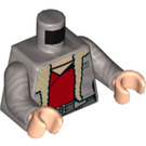 LEGO Płaski srebrny Qi'ra z Corellia Strój Minifigurka Tułów (973 / 76382)