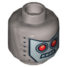 LEGO Argent plat Robo SWAT avec Nightvision Goggles Minifigure Diriger (Goujon solide encastré) (3626 / 16128)