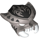LEGO Flat Silver Scorpion Head Cover with Scorpion and Silver (15215 / 15837)