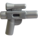 LEGO Platt Silver Små Hand Blaster med Scope (77098 / 92738)