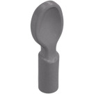 LEGO Effen zilver Spoon met Kort Handvat en Plat einde (80179)