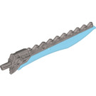 LEGO Flaches Silber Schwert mit Blau Backside (98568)