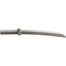 LEGO Flat Silver Sword with Square Guard and Capped Pommel (Shamshir) (21459)