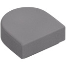 LEGO Flat Silver Tile 1 x 1 Half Oval (24246 / 35399)