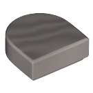 LEGO Flat Silver Tile 1 x 1 Half Oval (24246 / 35399)