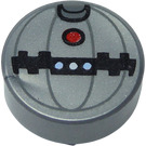 LEGO Effen zilver Tegel 1 x 1 Rond met Thermal Detonator (10792 / 98138)