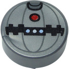 LEGO Argent plat Tuile 1 x 1 Rond avec Thermal Detonator (98138)