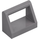 LEGO Flat Silver Tile 1 x 2 with Handle (2432)