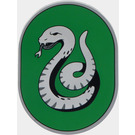 LEGO Tile 6 x 8 with Rounded Ends with Slytherin Crest (101472)