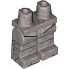 LEGO Flaches Silber Tin Man Minifigure Hüften und Beine (3815 / 49373)