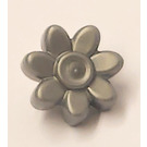 LEGO Flat Silver Trolls 7 Petal Flower with Pin