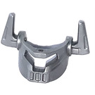 LEGO Flat Silver Visor with Horns (22395)