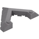 LEGO Platt Silver Kil 6 x 8 (45°) med Pointed Skära ut (22390)