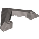 LEGO Flat Silver Wedge 6 x 8 (45°) with Pointed Cutout (22390)