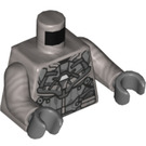 LEGO Flat Silver Whiplash Minifig Torso (973 / 76382)