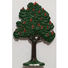 LEGO Flat Tree Painted with Red Apples