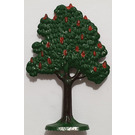 LEGO Plat Arbre Painted avec Rouge Apples