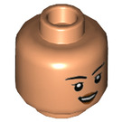 LEGO Fleisch America Chavez Minifigure Kopf (Einbau-Vollbolzen) (3626 / 87527)