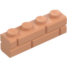 LEGO Hud Kloss 1 x 4 med Embossed Bricks (15533)