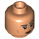 LEGO Fleisch Cara Dune Minifigure Kopf (Einbau-Vollbolzen) (3626 / 64679)