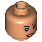 LEGO Fleisch Cho Chang Minifigure Kopf (Einbau-Vollbolzen) (3626 / 39232)