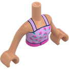 LEGO Fleisch Dia mit Rosa und Lila oben Friends Torso (73152 / 92456)