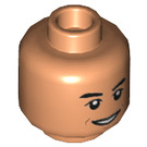 LEGO Flesh Dr Wu Minifigure Head (Recessed Solid Stud) (3626 / 22383)