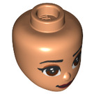 LEGO Fleisch Female Minidoll Kopf mit Jasmine Dekoration (91147 / 92198)