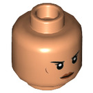 LEGO Flesh Hoth Rebel Soldier Minifigure Head (Recessed Solid Stud) (3626 / 79706)