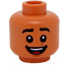 LEGO Flesh Miguel Rivera Head (Recessed Solid Stud) (3626 / 102035)