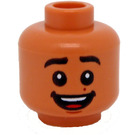 LEGO Fleisch Miguel Rivera Kopf (Einbau-Vollbolzen) (3626 / 102035)