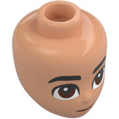 LEGO Flesh Minidoll Head with Brown Eyes (Peter Pan) (92198 / 101830)