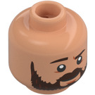 LEGO Flesh Minifigure Head with Decoration (Recessed Solid Stud) (3274)