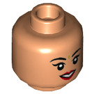 LEGO Fleisch Minifigure Kopf mit Dekoration (Einbau-Vollbolzen) (3626 / 69891)