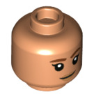LEGO Fleisch Omega Minifigure Kopf (Einbau-Vollbolzen) (3626 / 100478)