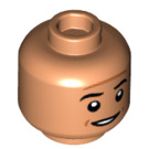 LEGO Flesh Oscar Martinez Minifigure Head (Recessed Solid Stud) (3626 / 100215)