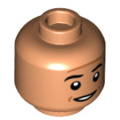 LEGO Fleisch Oscar Martinez Minifigure Kopf (Einbau-Vollbolzen) (3626 / 100215)
