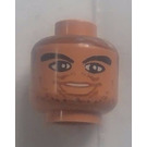 LEGO Flesh Pau Gasol, Memphis Grizzlies, Road Uniform, #16 Head (Safety Stud) (3626)