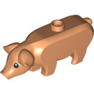 LEGO Vleeskleur Pig met Zwart Ogen met Wit Pupils (68887 / 87876)