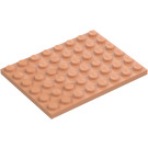 LEGO Flesh Plate 6 x 8 (3036)