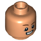 LEGO Fleisch Rowan Minifigure Kopf (Einbau-Vollbolzen) (3626 / 26692)