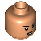 LEGO Flesh Selina Kyle Head (Recessed Solid Stud) (3626 / 77203)