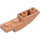 LEGO Ihonvärinen Luiska 1 x 4 Kaareva Käänteinen (13547)