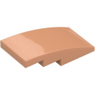 LEGO Flesh Slope 2 x 4 Curved (93606)